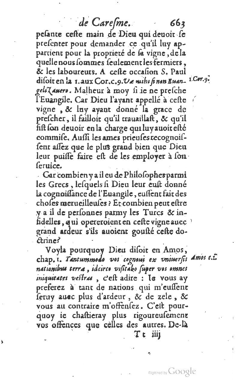 1607 - Nicolas Du Fossé - Trésor quadragésimal - T 01 - BM Lyon