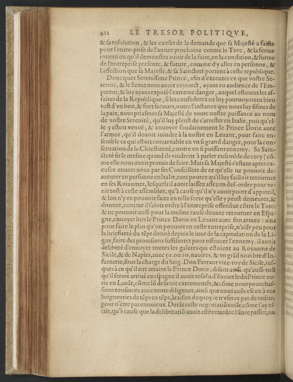 1608 - Nicolas Du Fossé - Trésor politique - BnF Tolbiac