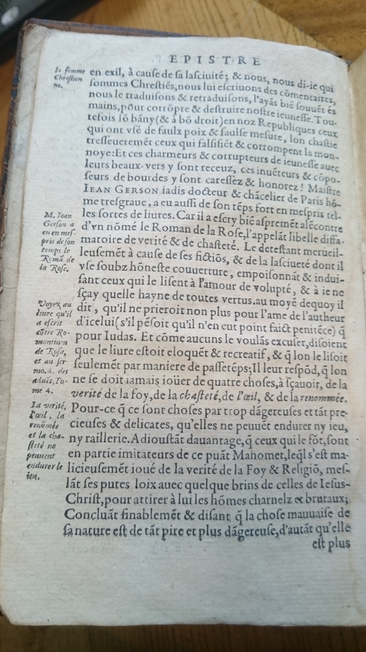 1585 - Jean Bogard - Trésor des faits et dits mémorables des hommes saints et illustres - Douai Quincy