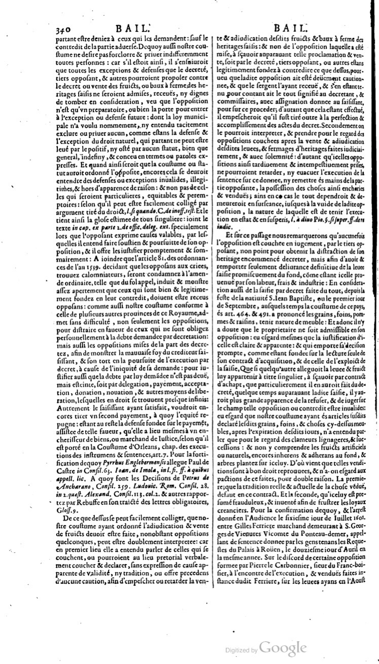 1629 - Veuve Nicolas Buon - Trésor du droit français (21754 T. 1) - BM Lyon
