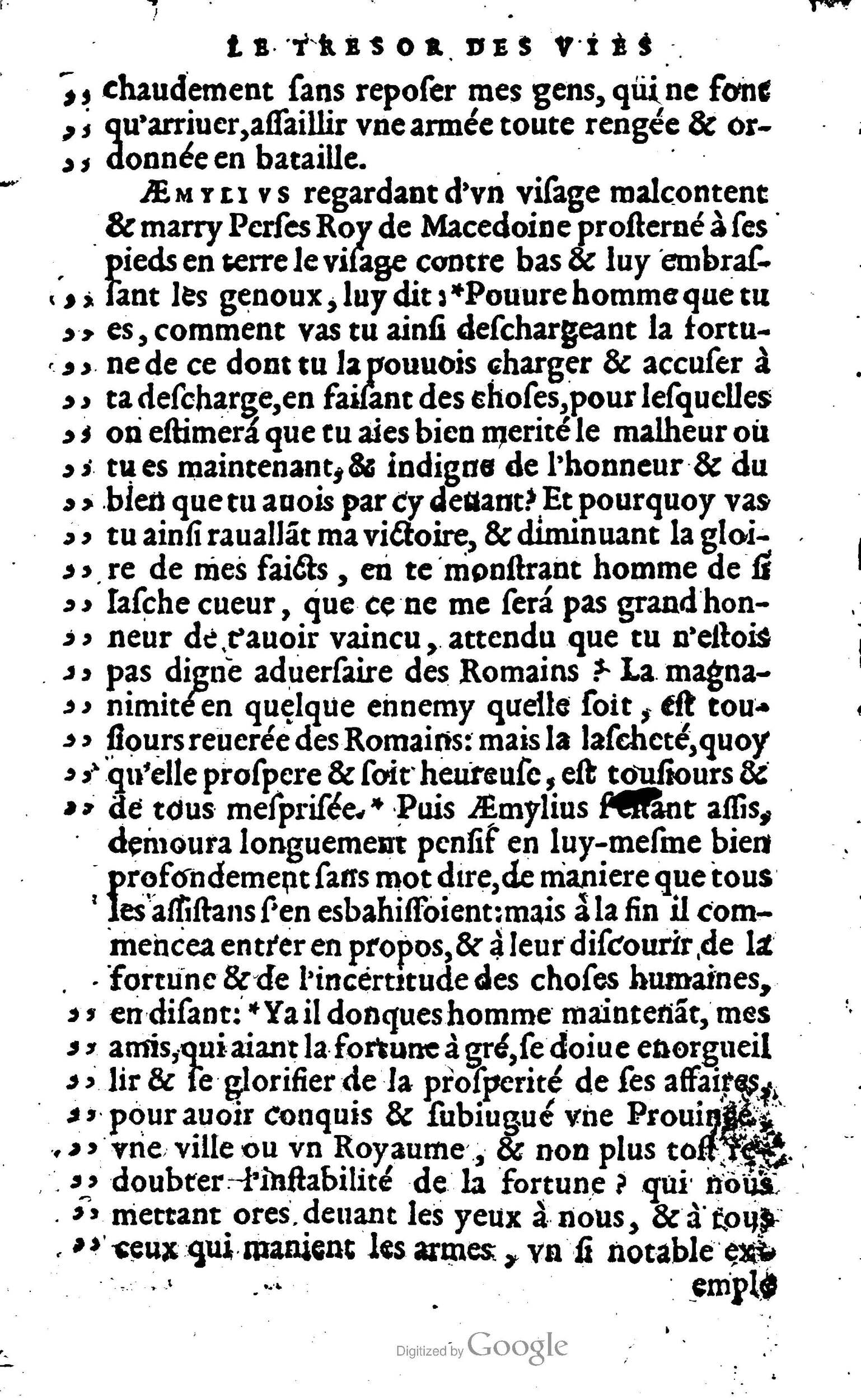 1568 - Willem Silvius - Trésor des vies de Plutarque - Anvers Plantin-Moretus