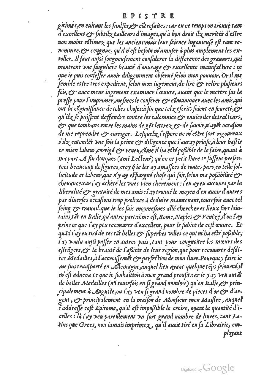 1553 - Jacopo Strada et Thomas Guérin - Épitome du Trésor des antiquités - UGent