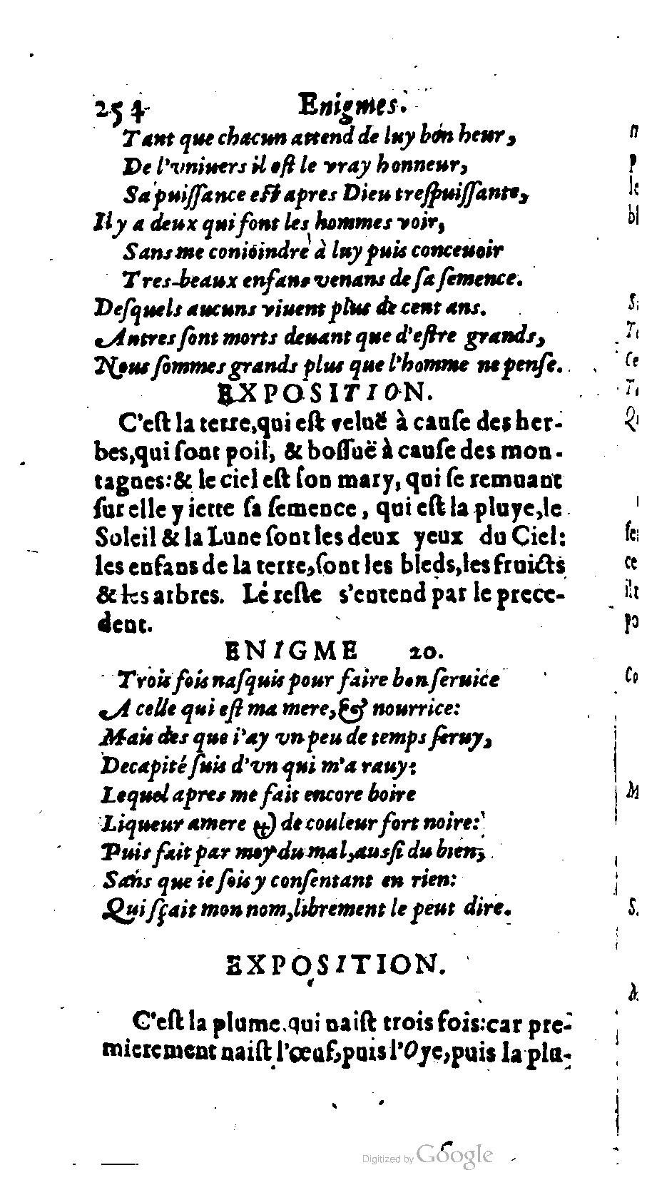 1611 - Romain de Beauvais - Trésor des récréations - BM Lyon