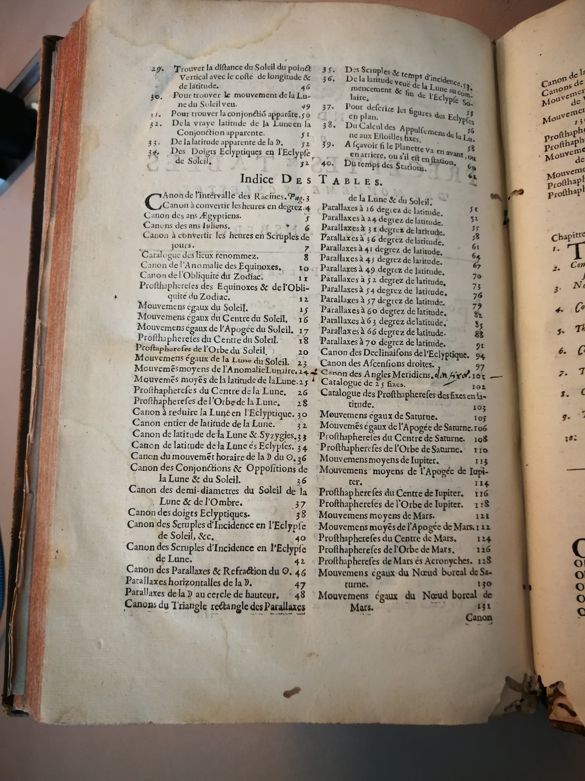 1633 - Zacharie Roman - Trésor d’observations astronomiques - BM Marseille