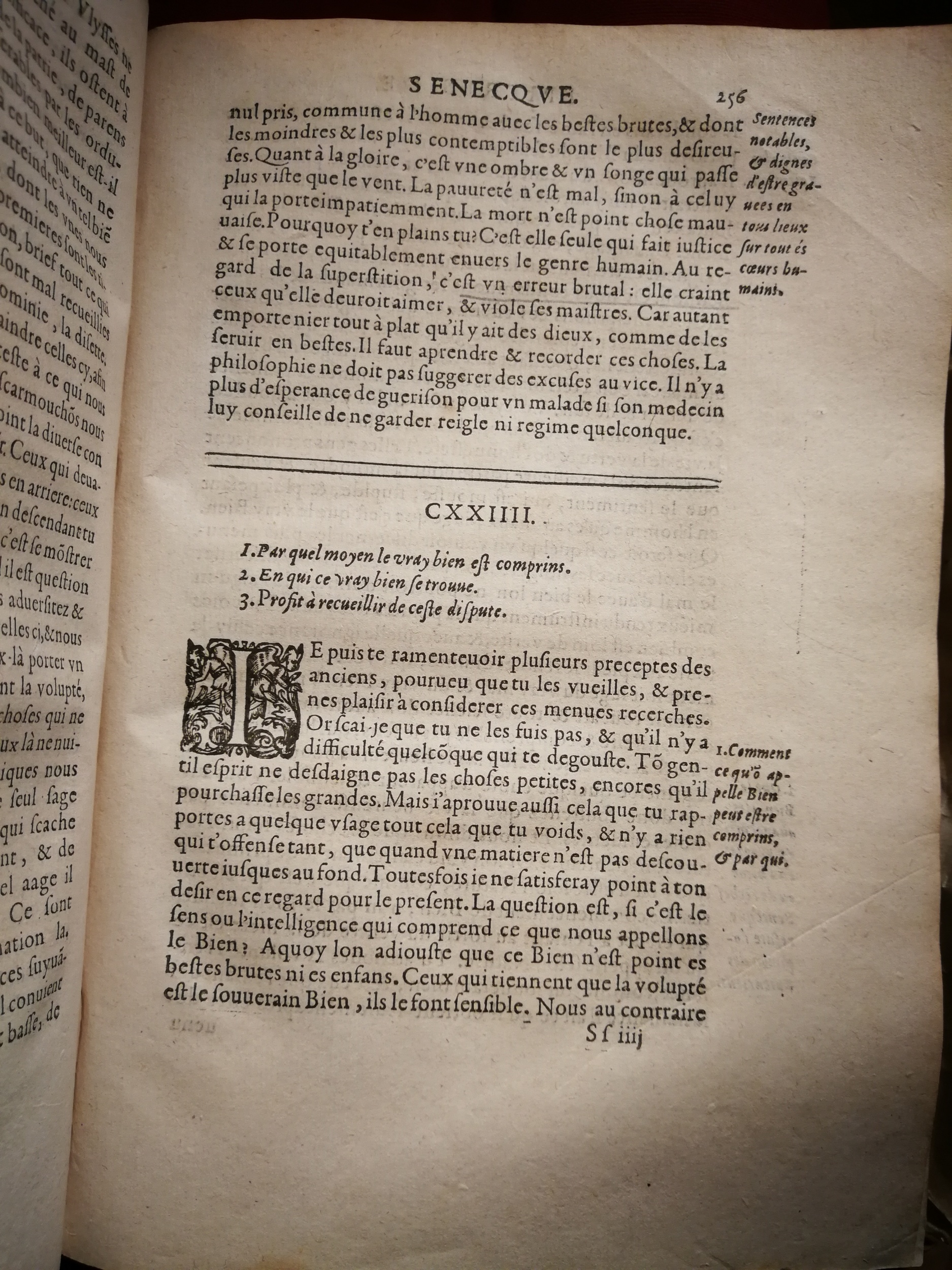 1590 (= 1595) - Jean Houzé - Œuvres morales et mêlées de Sénèque, Trésor de philosophie morale - T. 2 - BnF