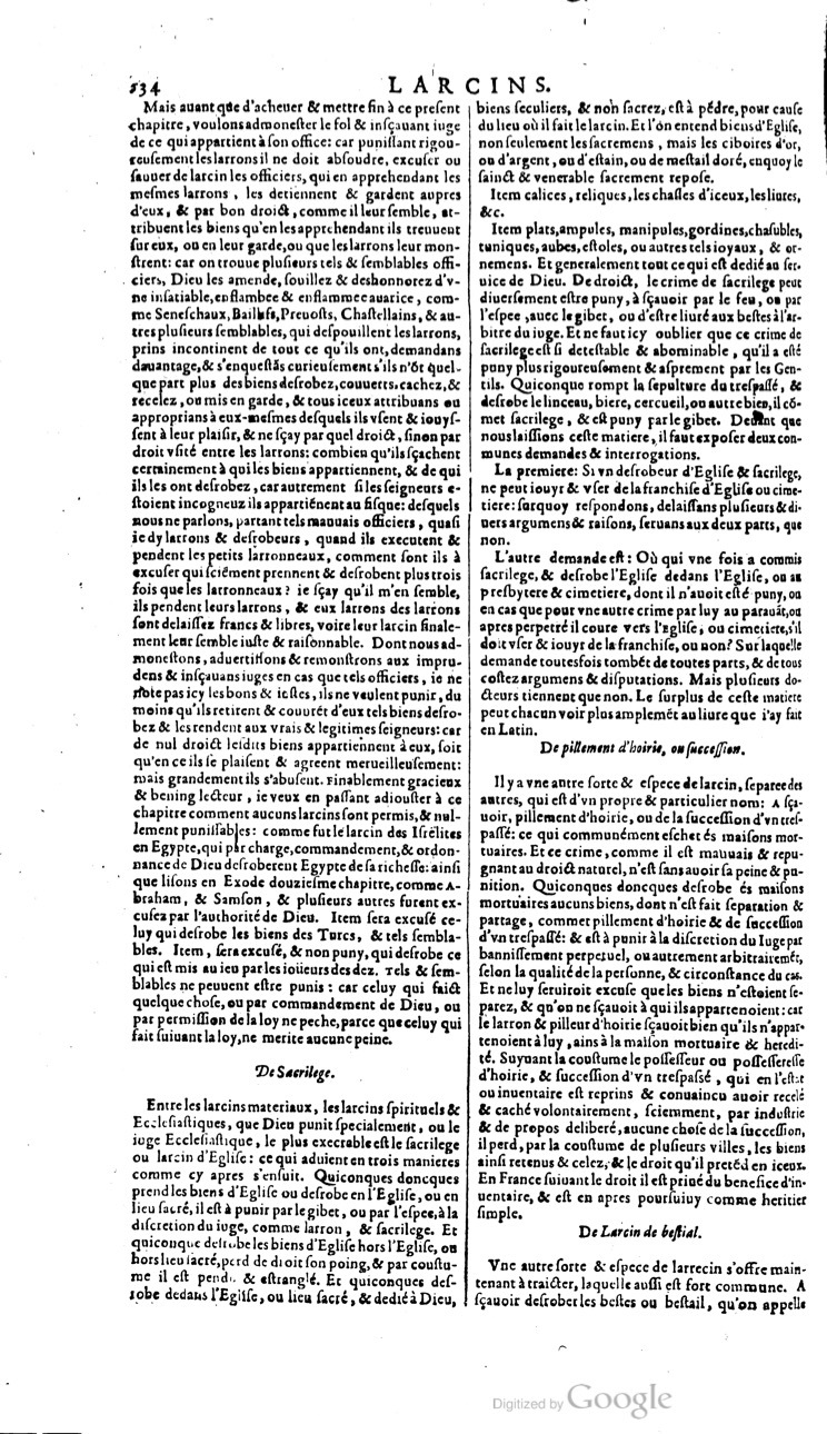 1629 - Veuve Nicolas Buon - Trésor du droit français (21754 T. 2) - BM Lyon