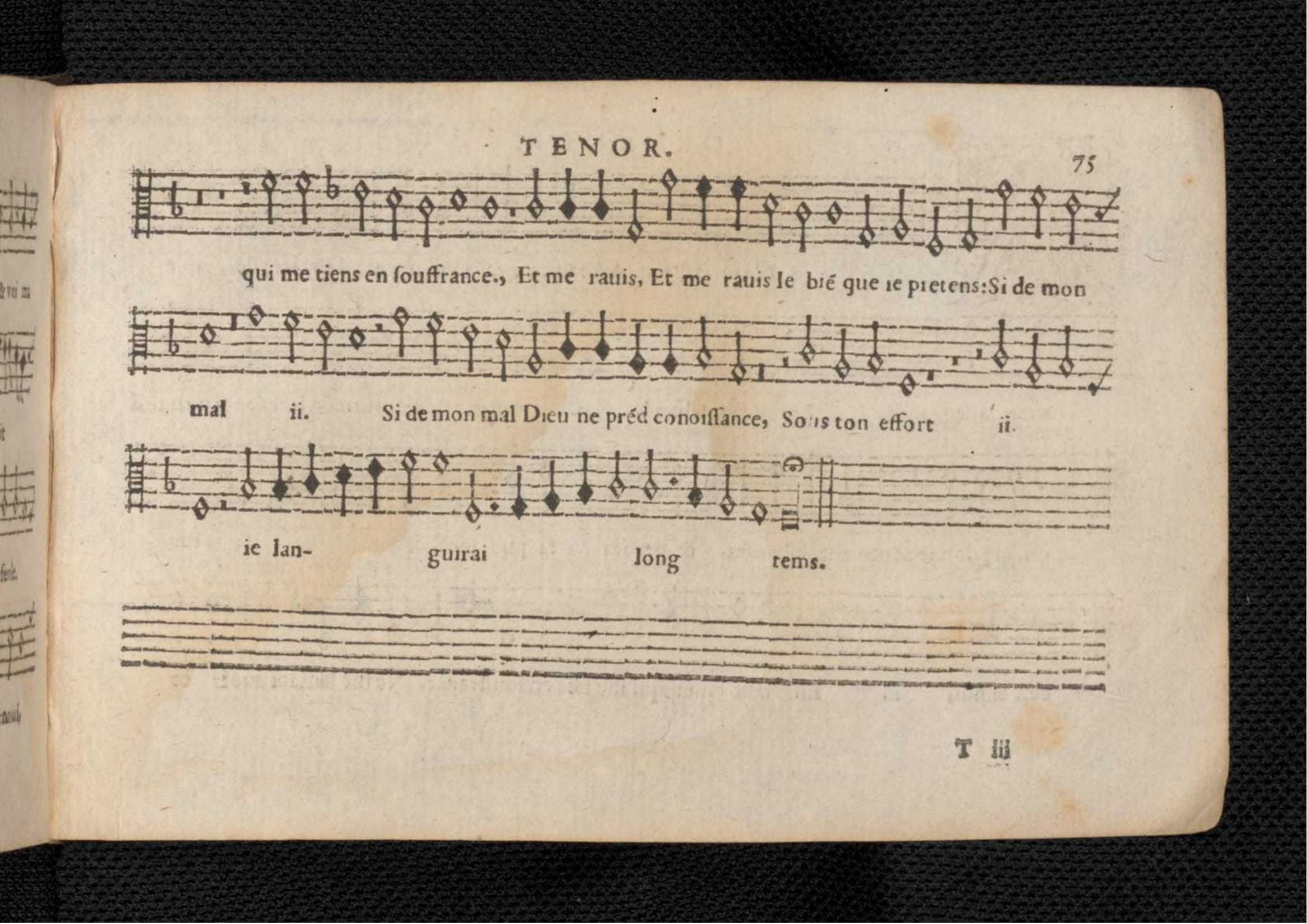 1576 - [Pierre de Saint-André] - Trésor de musique d’Orlande de Lassus Tenor - KBR Bruxelles