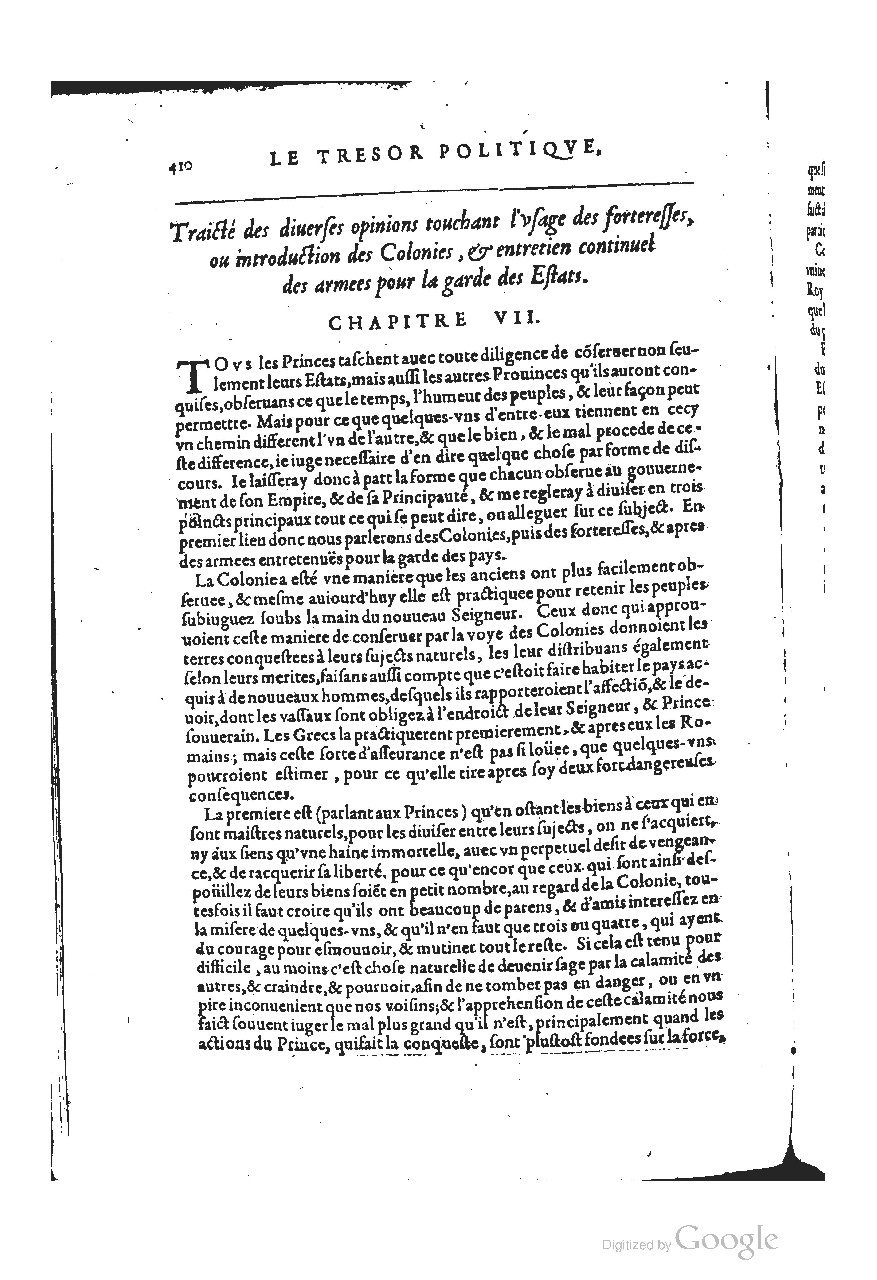 1611 - Pierre Chevalier - Trésor politique - UGent