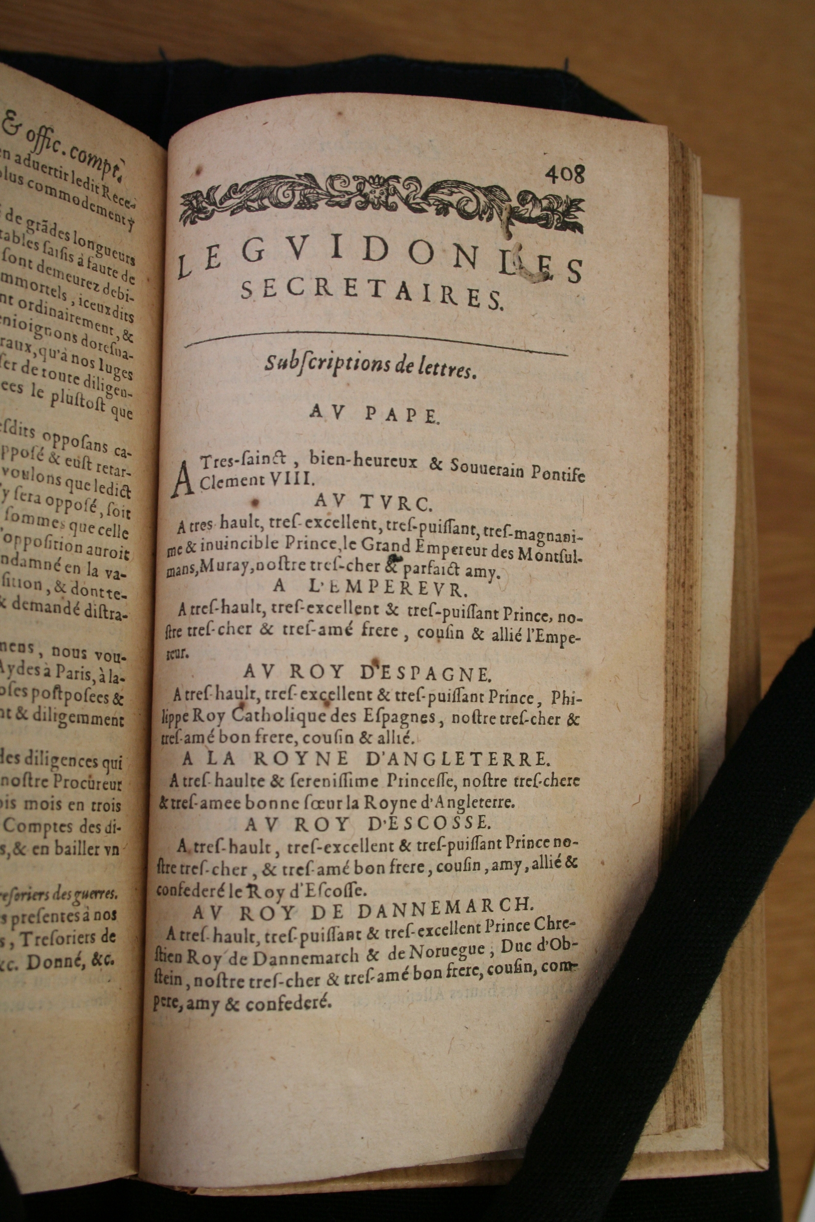1598 - Abel Langelier - Trésor du nouveau style et protocole - BM Bordeaux