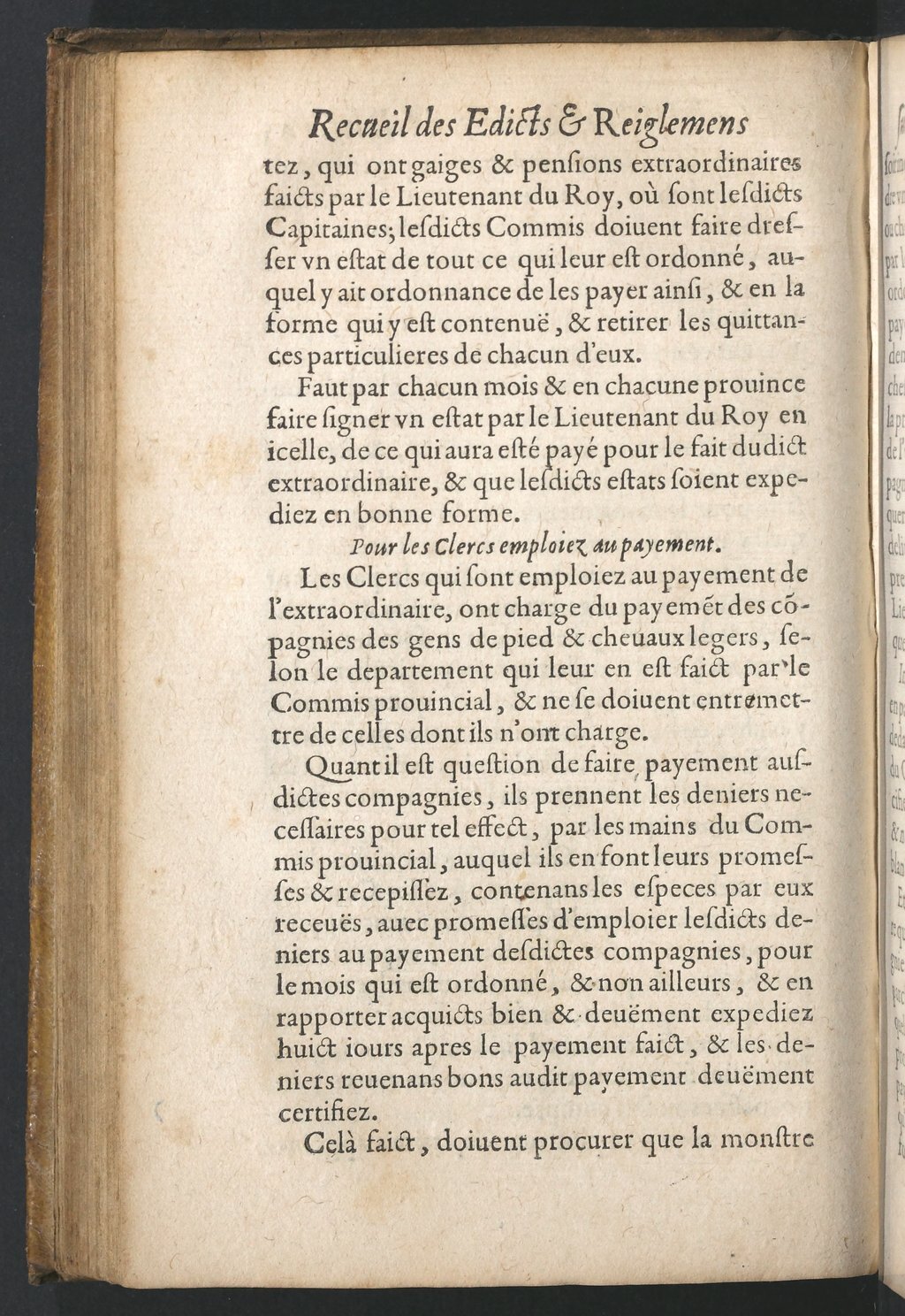 1599 - Claude de Monstr’oeil et Jean Richer - Trésor des instructions des finances - BnF