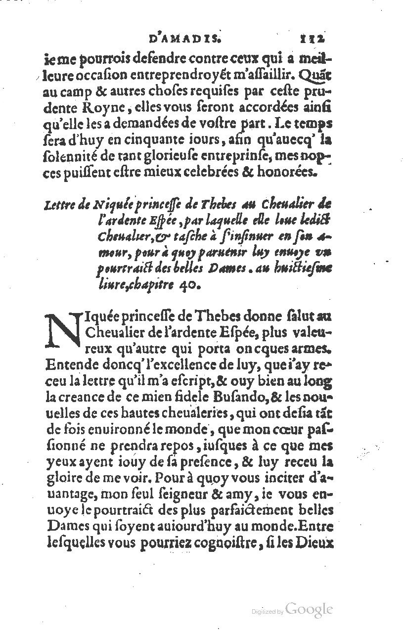 1559 - Étienne Groulleau - Trésor des Amadis - UGent