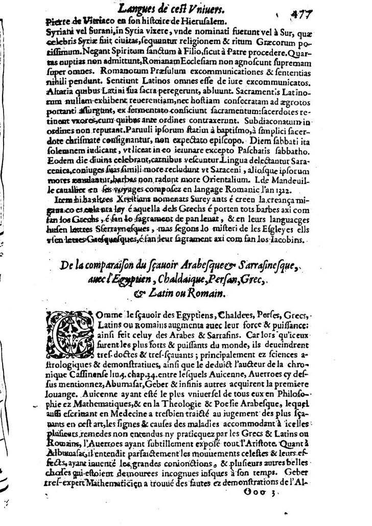 1613 - Matthieu Berjon - Trésor de l’histoire des langues de cet univers - BM Lyon