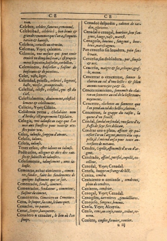 1607 - Marc Orry - Trésor des deux langues espagnole et française (Première et Seconde parties) - ÖNB Wien