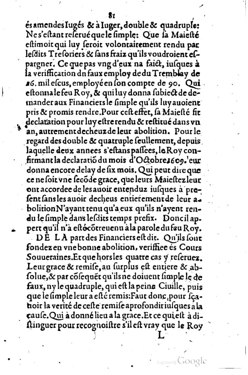 1615 - s.n. 1 - Trésor des trésors de France - BM Lyon