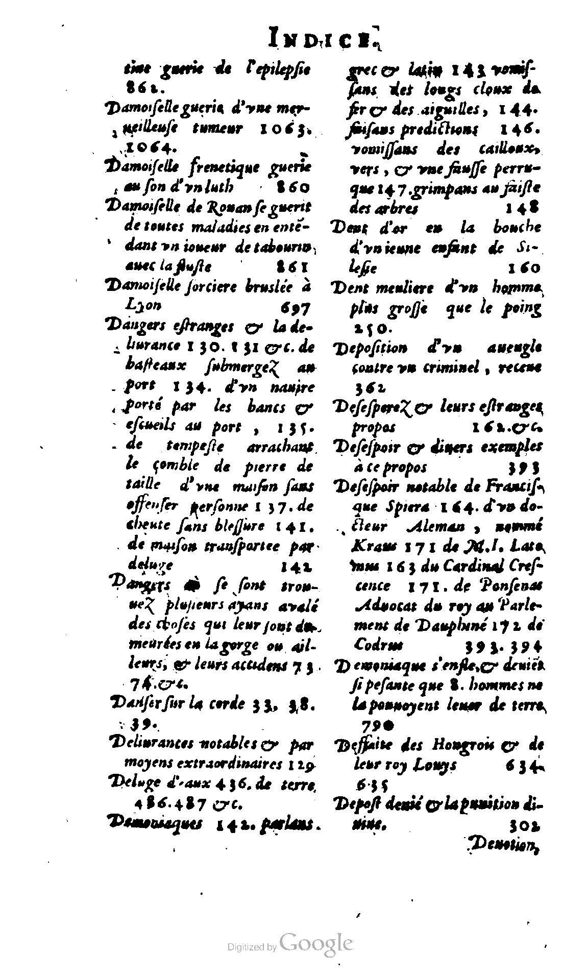 1620 - Samuel Crespin - Trésor d’histoires admirables et mémorables - BCU Lausanne 1620 - Samuel Crespin - Trésor d’histoires admirables et mémorables - BCU Lausanne