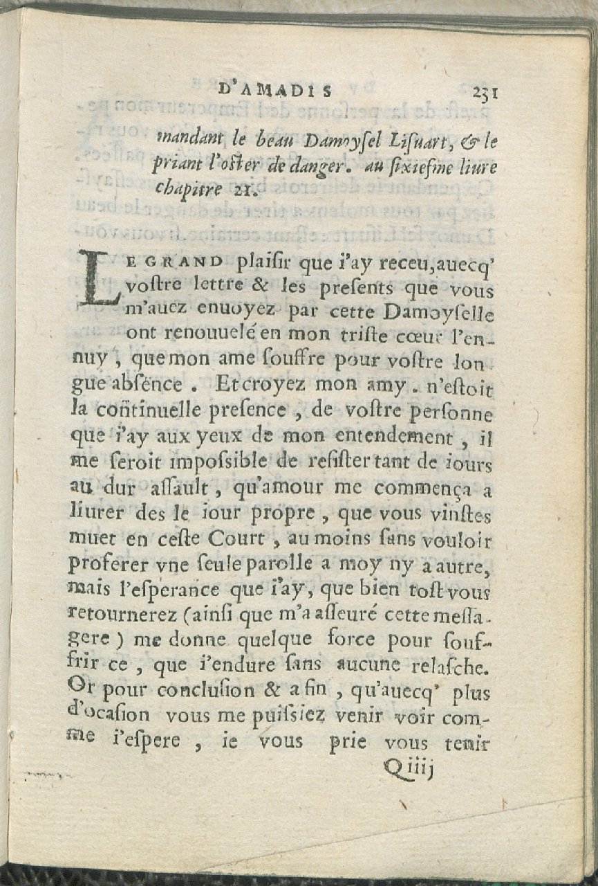 1559 - Pierre Regnard - Trésor des Amadis - Det KLG Copenhague