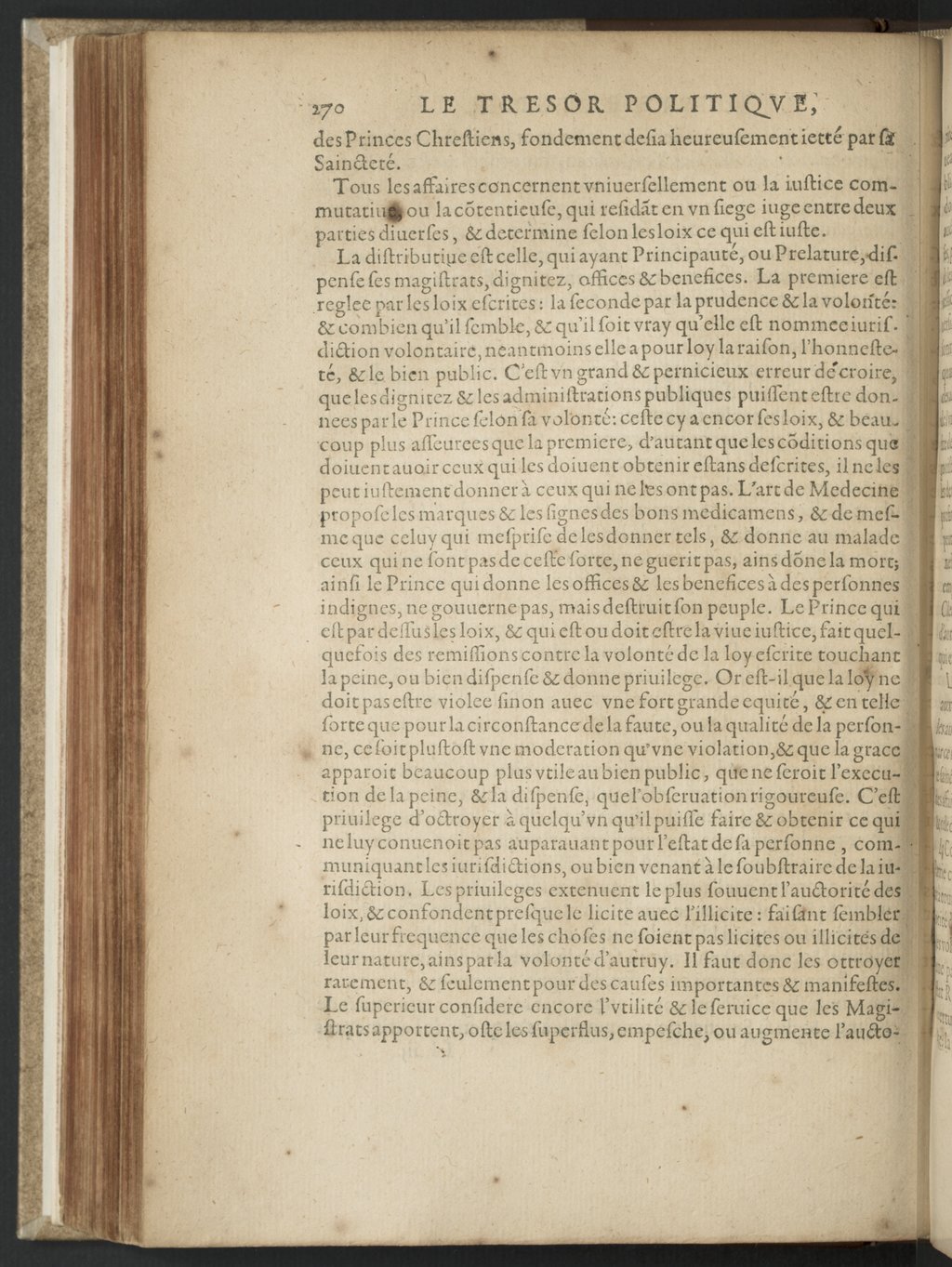 1608 - Nicolas Du Fossé - Trésor politique - BnF Tolbiac