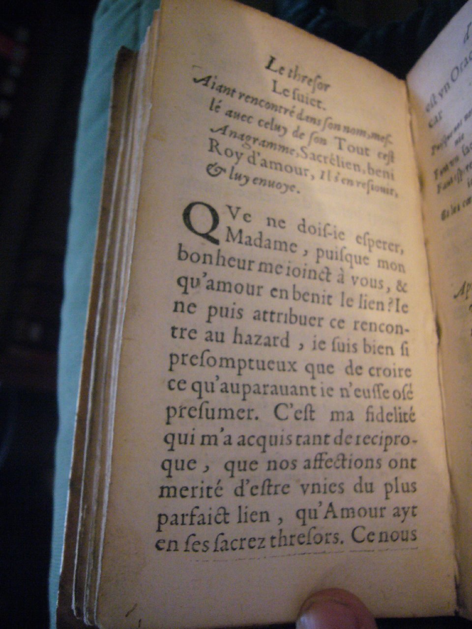 1597 - Matthieu Guillemot - Trésor d’amour - BnF Arsenal