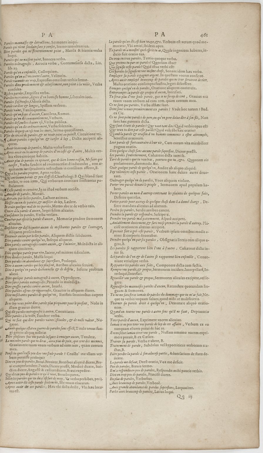 1606 - David Douceur - Trésor de la langue française - BnF 1606 - David Douceur - Trésor de la langue française - BnF