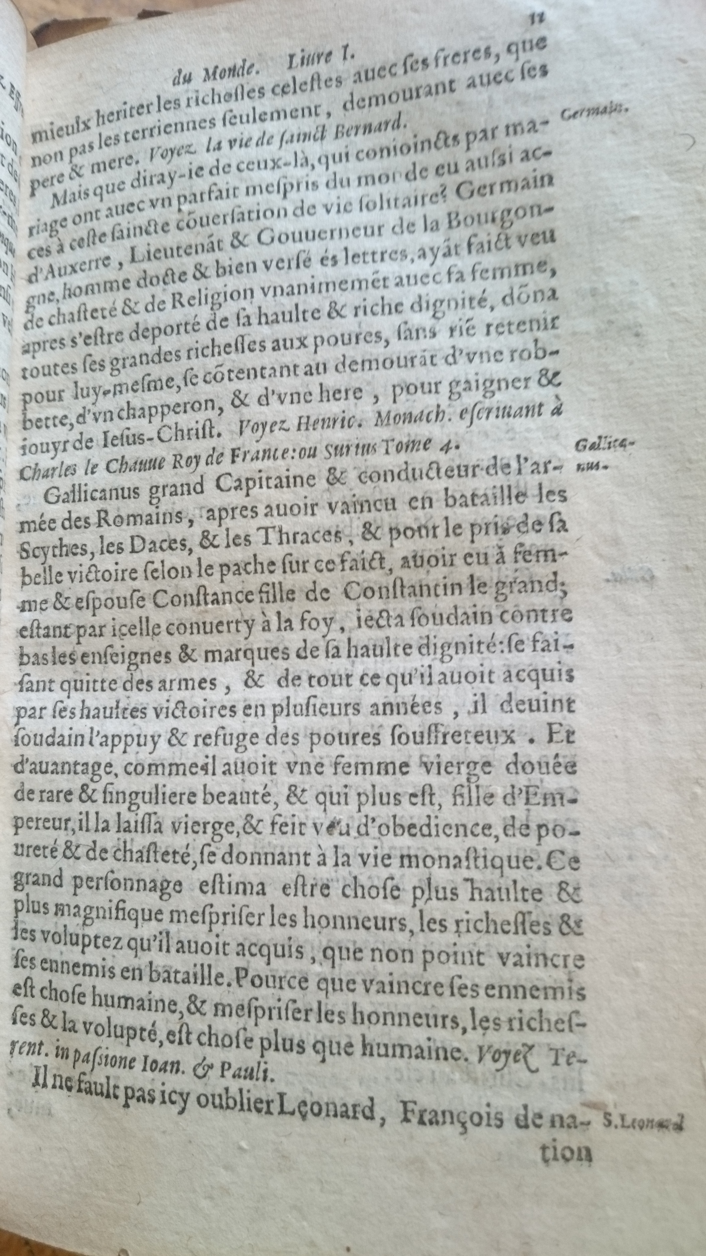 1599 - Balthazar Bellère - Trésor des faits et dits mémorables des hommes saints et illustres - Douai Quincy