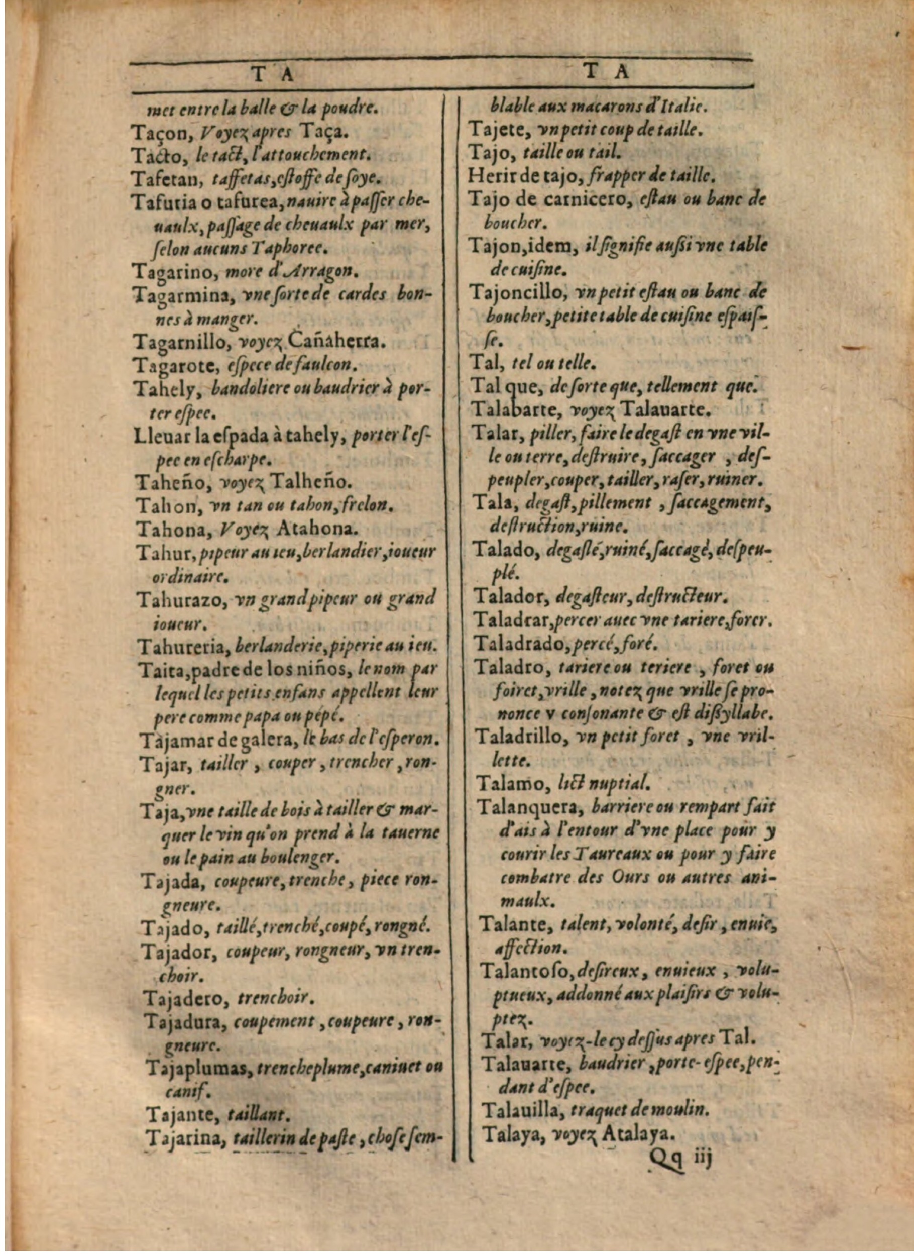 1607 - Marc Orry - Trésor des deux langues espagnole et française (Première partie) - BSB Munich 1607 - Marc Orry - Trésor des deux langues espagnole et française (Première partie) - BSB Munich