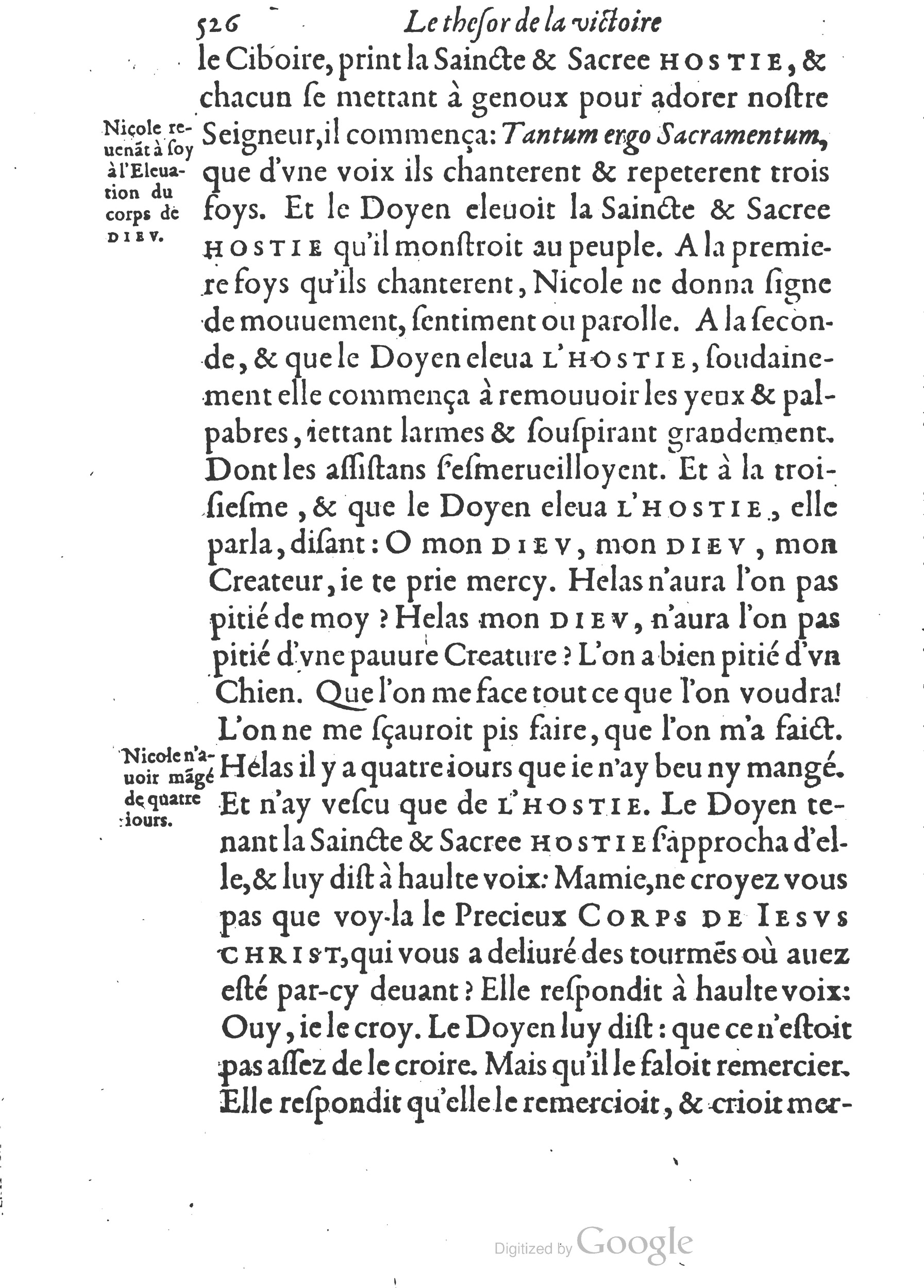 1578 - Nicolas Chesneau - Trésor et entière histoire de la triomphante victoire du corps de Dieu sur l’esprit malin - British Library 1578 - Nicolas Chesneau - Trésor et entière histoire de la triomphante victoire du corps de Dieu sur l’esprit malin - British Library