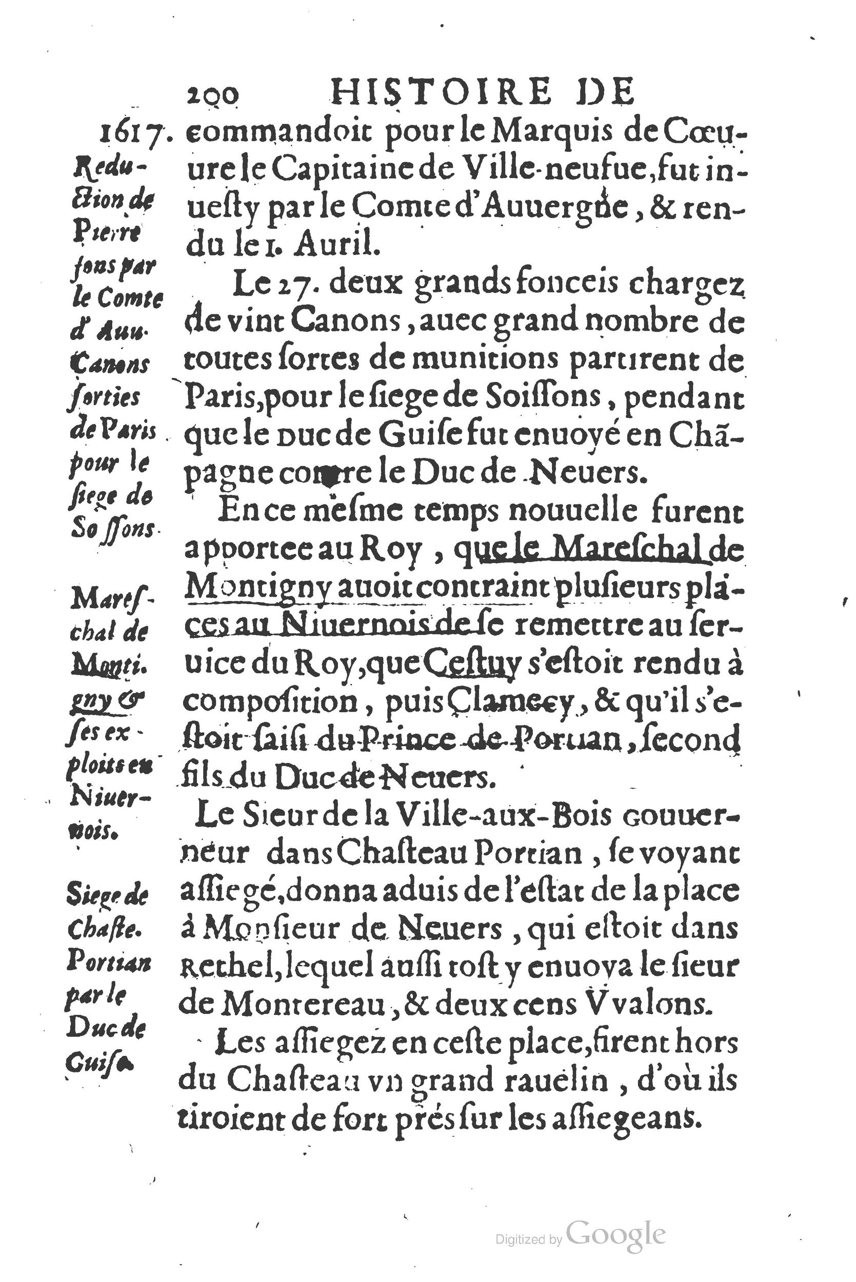 1626 - Joseph Bouillerot - Trésor de l’histoire générale de notre temps - BSB Munich