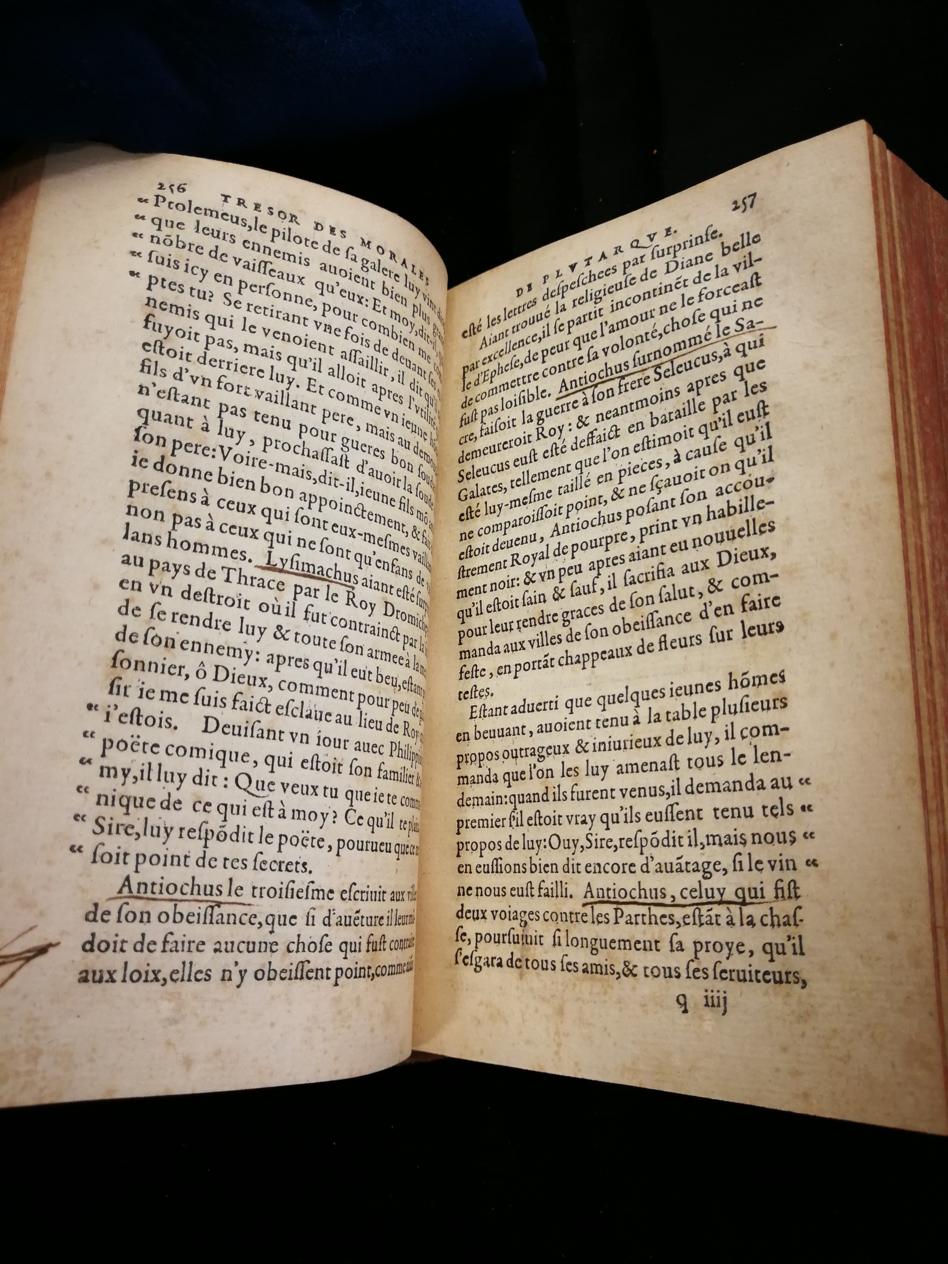 1577 - Jean Poupy - Trésor des morales de Plutarque - Les Méjanes, Aix-en-Provence