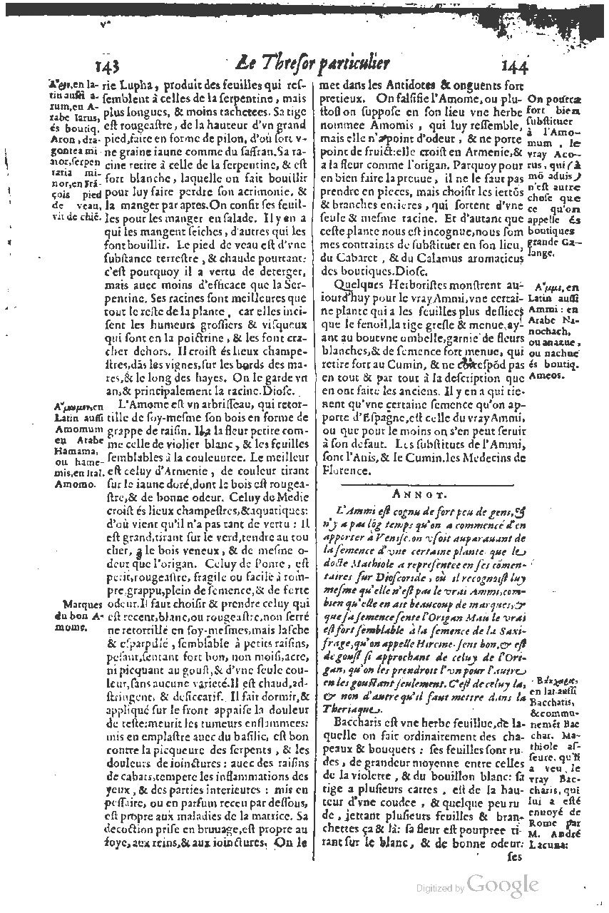 1616 - Étienne Gamonet - Grand trésor ou dispensaire - BSB Munich