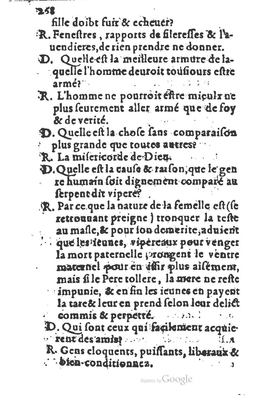 1581 - Nicolas Bonfons  - Trésor des sentences dorées - Princeton