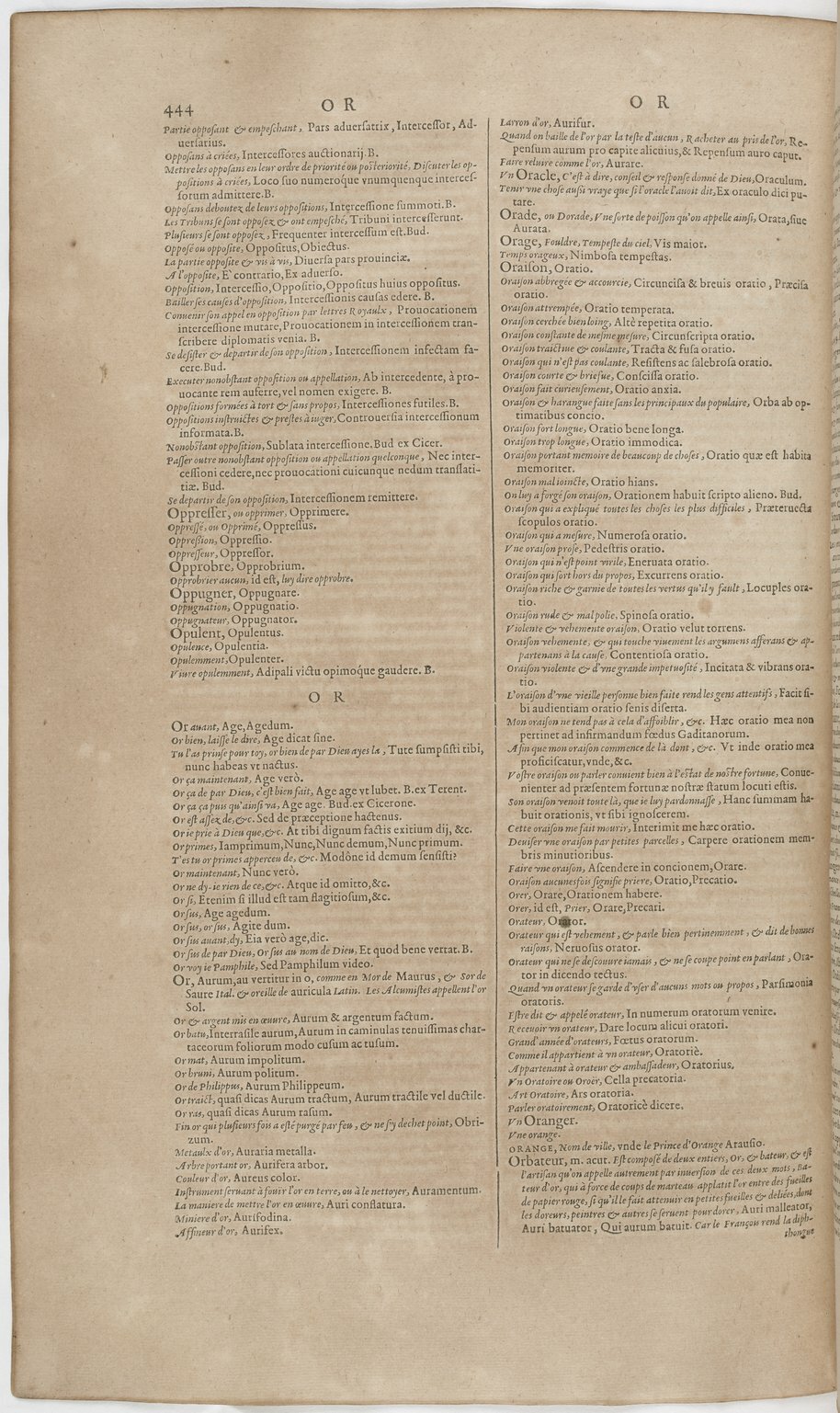 1606 - David Douceur - Trésor de la langue française - BnF