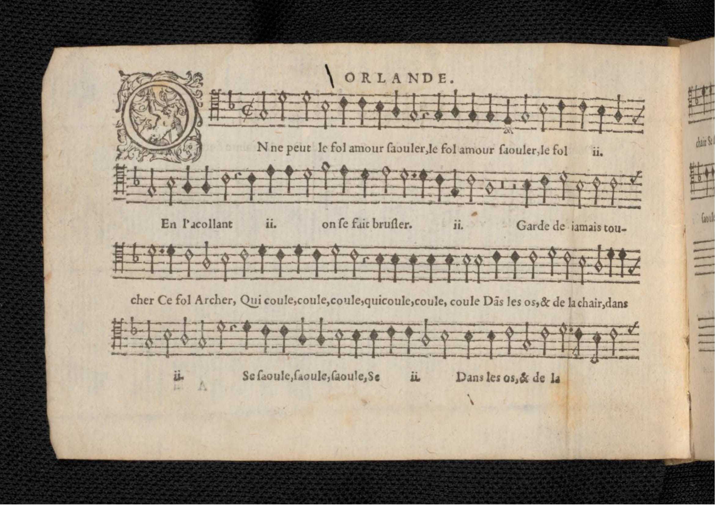 1576 - [Pierre de Saint-André] - Trésor de musique d’Orlande de Lassus Tenor - KBR Bruxelles