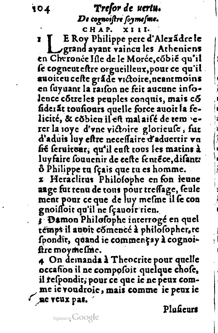 1576 - Benoît Rigaud - Trésor de vertu - British Library