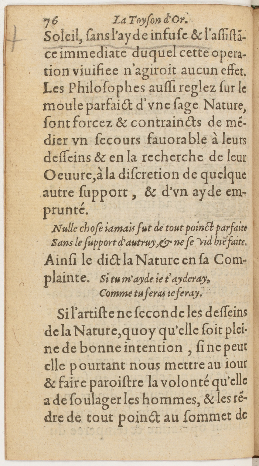 1612 - Charles Sevestre - Toison d’or ou la fleur des Trésors - BnF