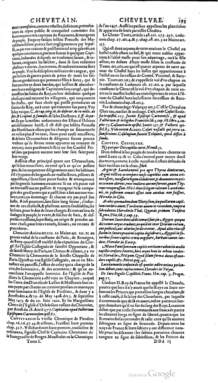 1629 - Veuve Nicolas Buon - Trésor du droit français (21754 T. 1) - BM Lyon 1629 - Veuve Nicolas Buon - Trésor du droit français (21754 T. 1) - BM Lyon
