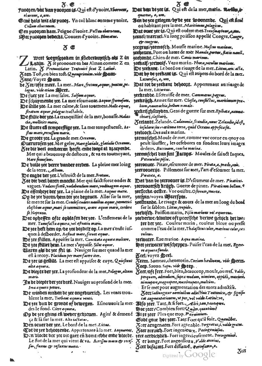 1573 - Christophe Plantin - Trésor du langage bas-allemand - BM Lyon 1573 - Christophe Plantin - Trésor du langage bas-allemand - BM Lyon