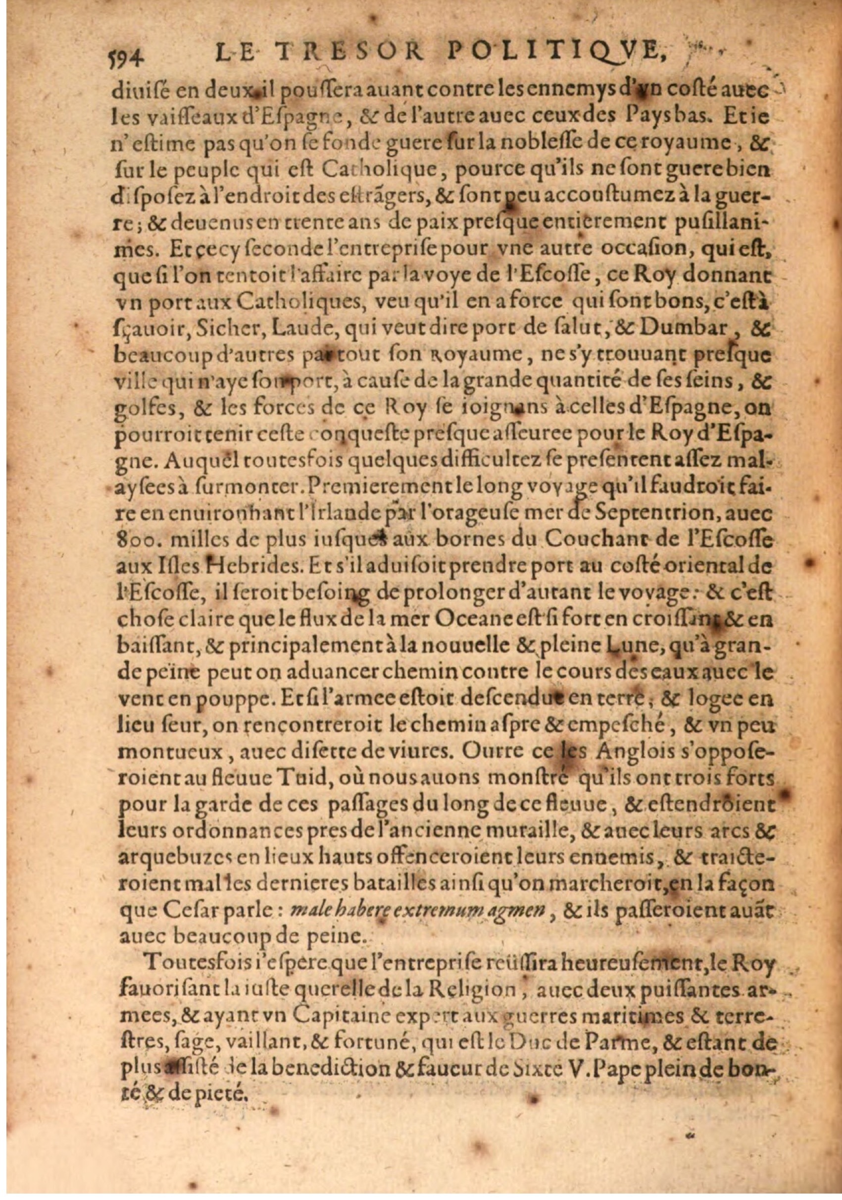 1608 - Pierre Chevalier - Trésor politique - BSB Munich