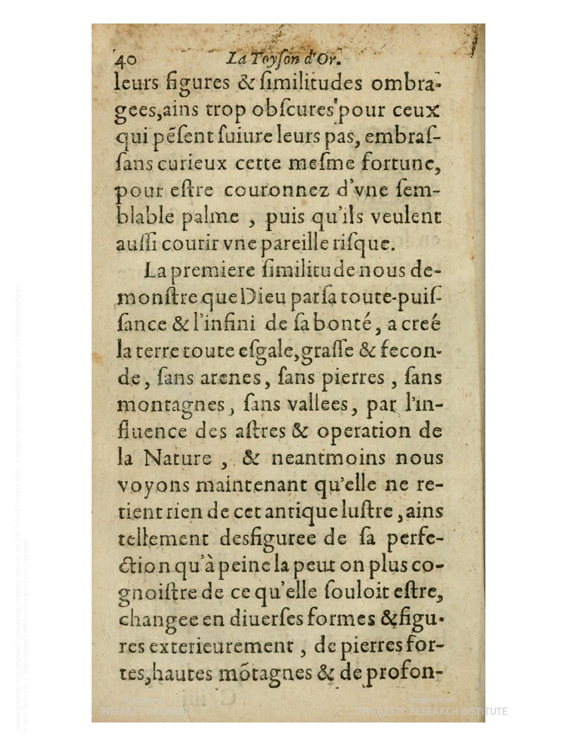 1612 - Charles Sevestre - Toison d’or ou la fleur des trésors - Getty Research Institute