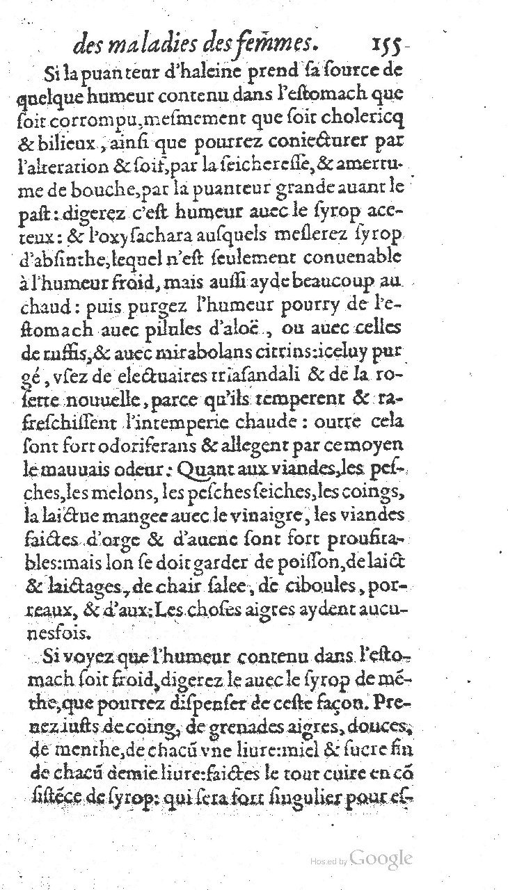 1585 - Jacques du Puis - Trésor des remèdes secrets pour les maladies des femmes - BnF