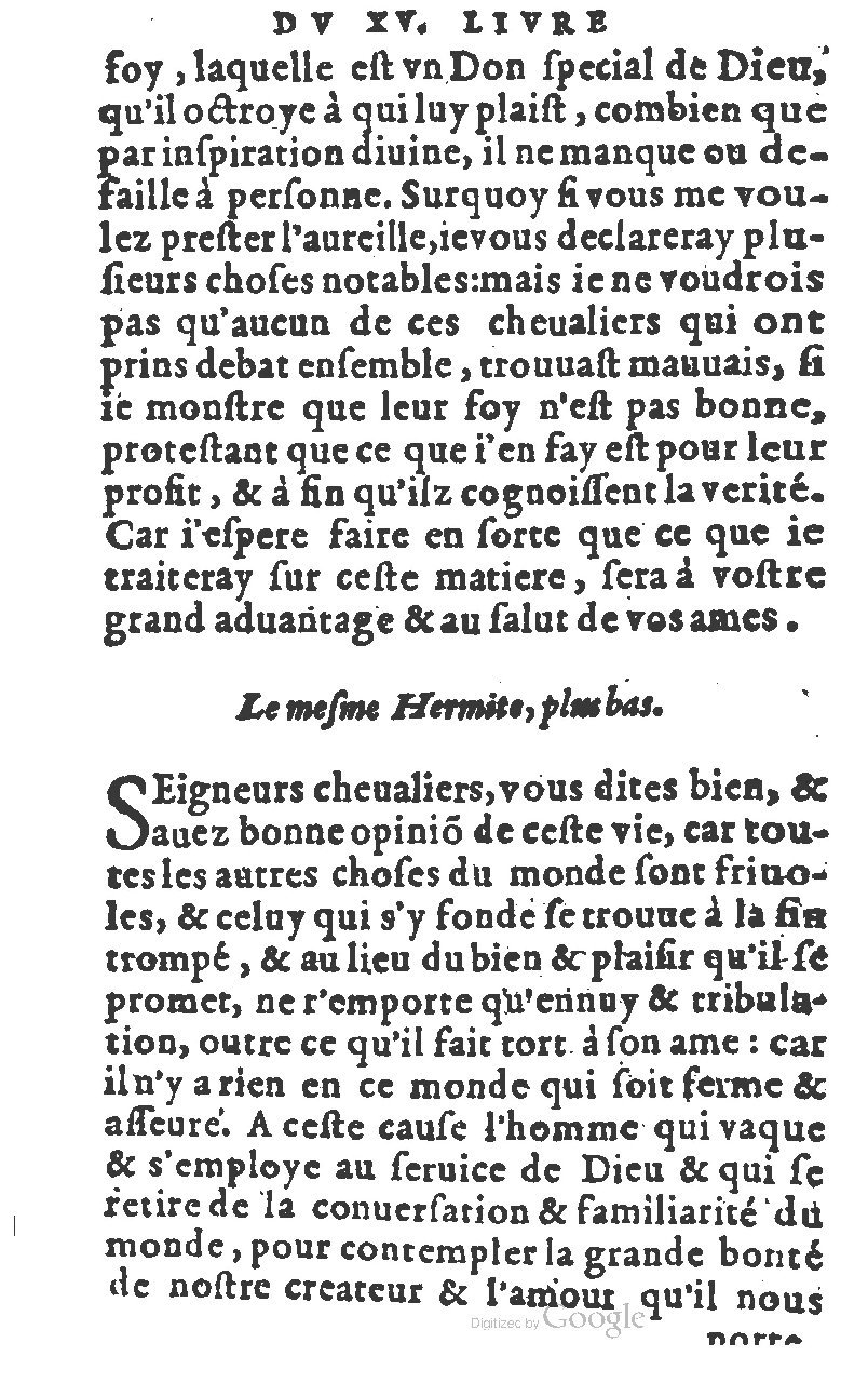 1582 - Jean Huguetan - Trésor des Amadis T. 1 - BM Lyon
