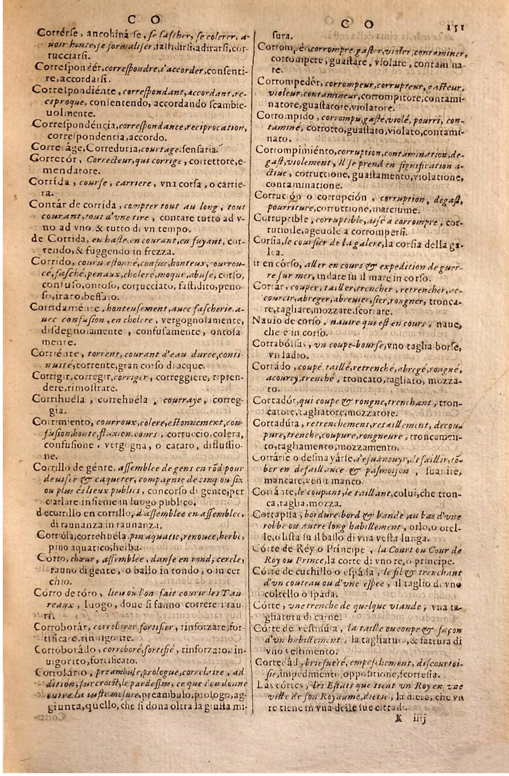 1627 - Jacques Crespin - Trésor des trois langues - Regensburg