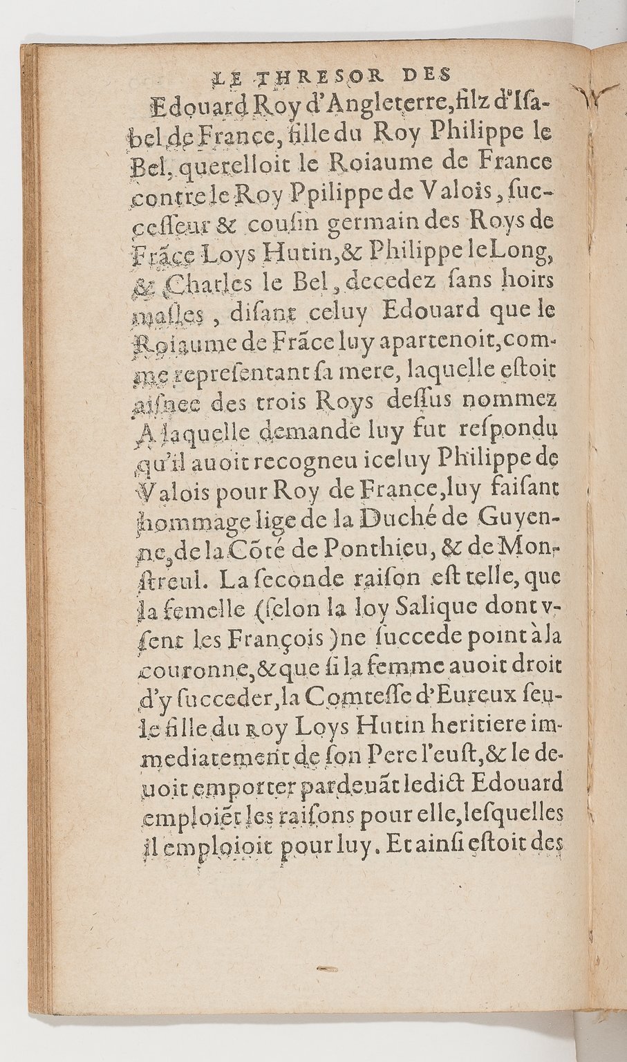1583 - Galiot Corrozet - Trésor des histoires de France - BnF