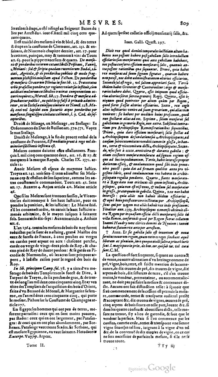 1629 - Veuve Nicolas Buon - Trésor du droit français (21754 T. 2) - BM Lyon