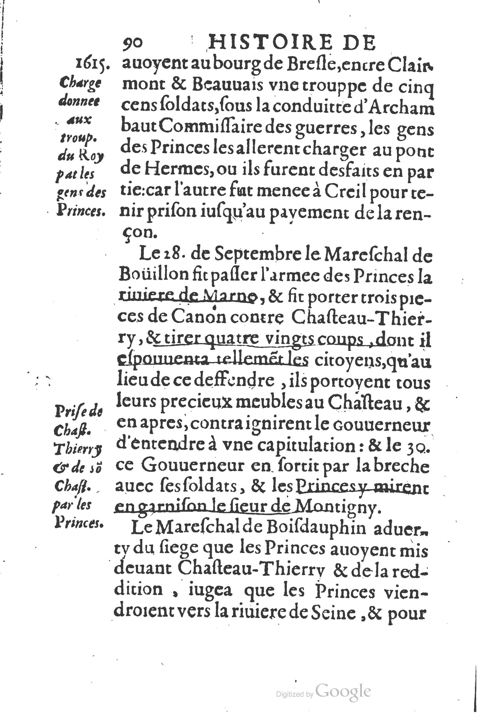 1626 - Joseph Bouillerot - Trésor de l’histoire générale de notre temps - BSB Munich