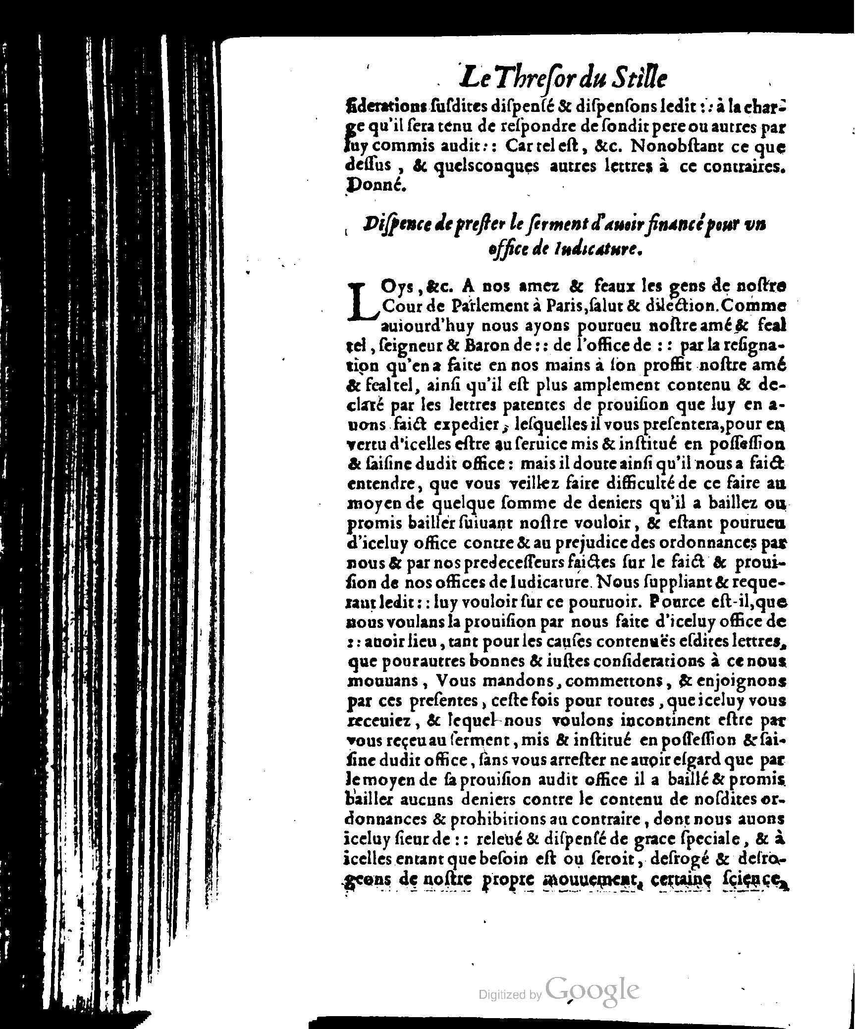 1614 - Jean Richer - Trésor du nouveau style et protocole de la chancellerie de France - BSB Munich