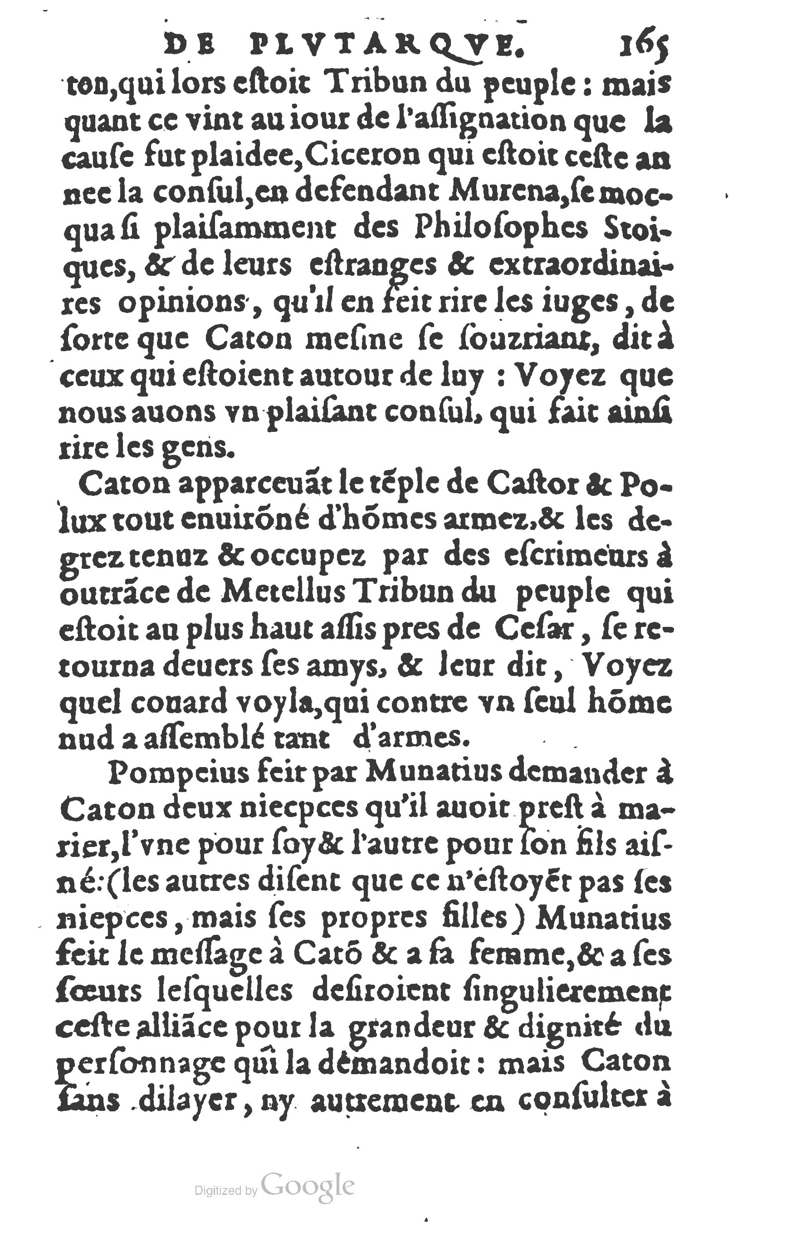 1577 - Claude Micard - Trésor des vies de Plutarque - BSB Munich