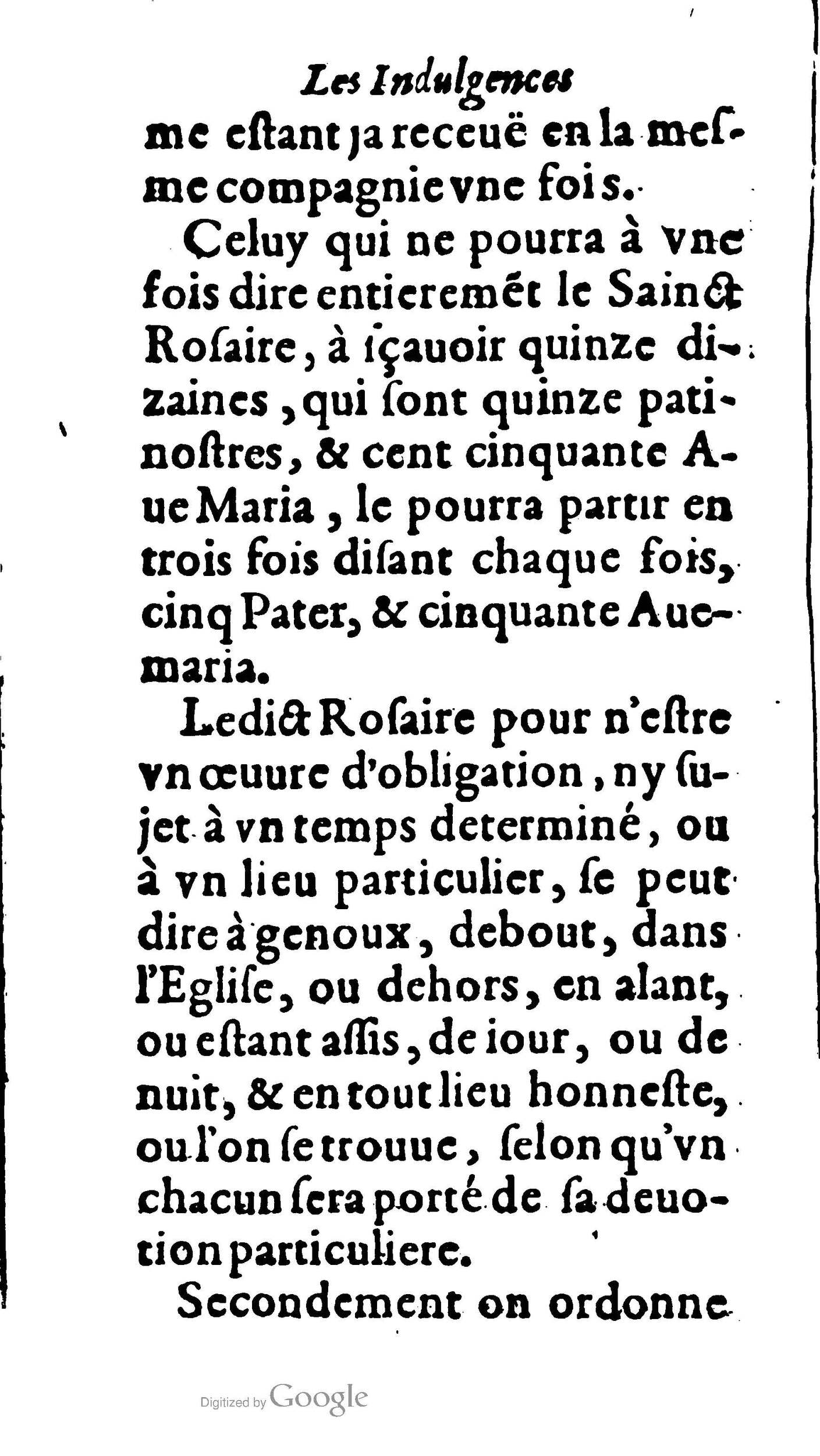 1604 - Jean Le Bouc - Trésor des indulgences du Saint Rosaire - BM Lyon 1604 - Jean Le Bouc - Trésor des indulgences du Saint Rosaire - BM Lyon