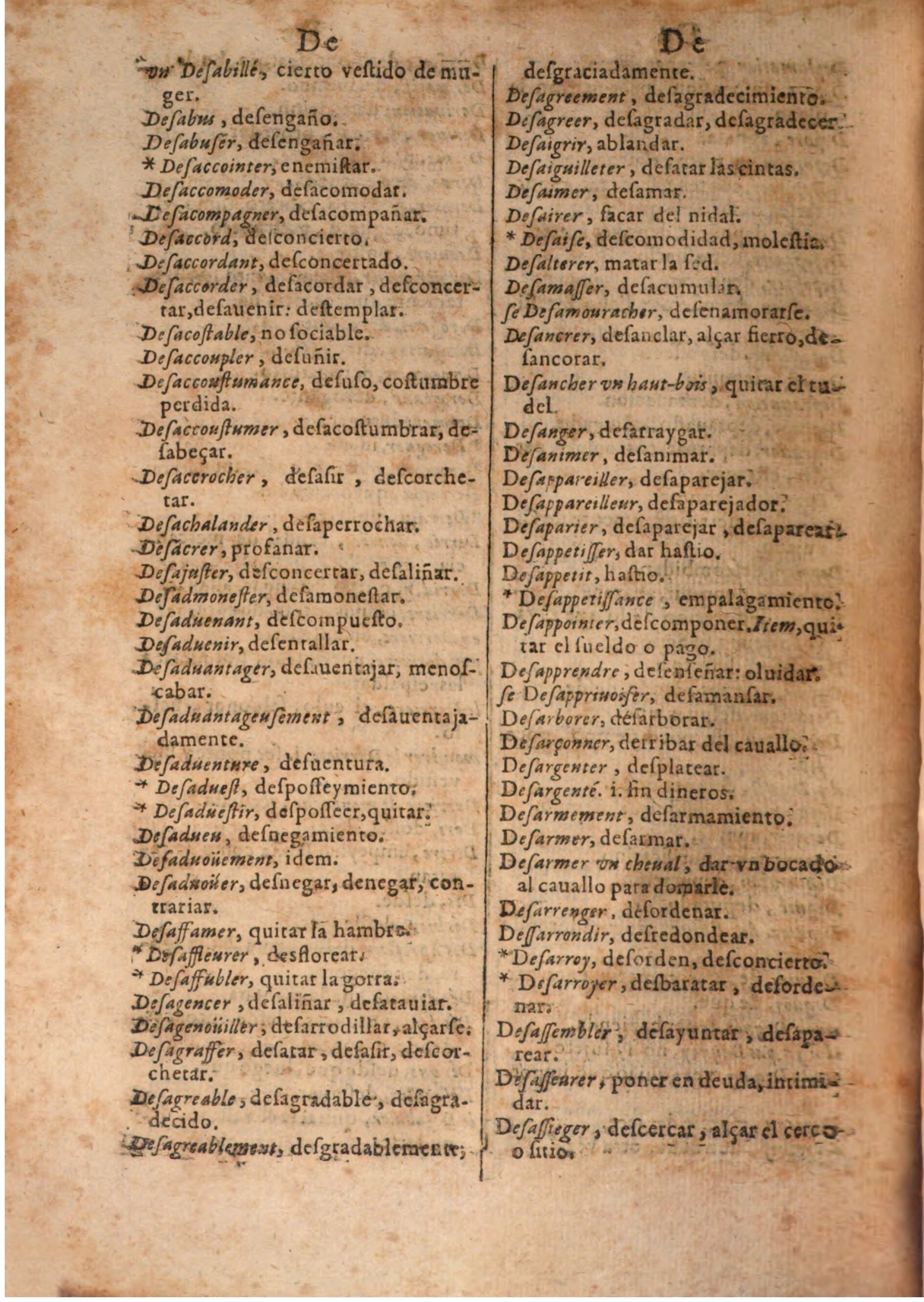 1645 - A. de Sommaville et A. Courbé - Trésor des deux langues espagnole et française (Seconde partie) - BSB Munich