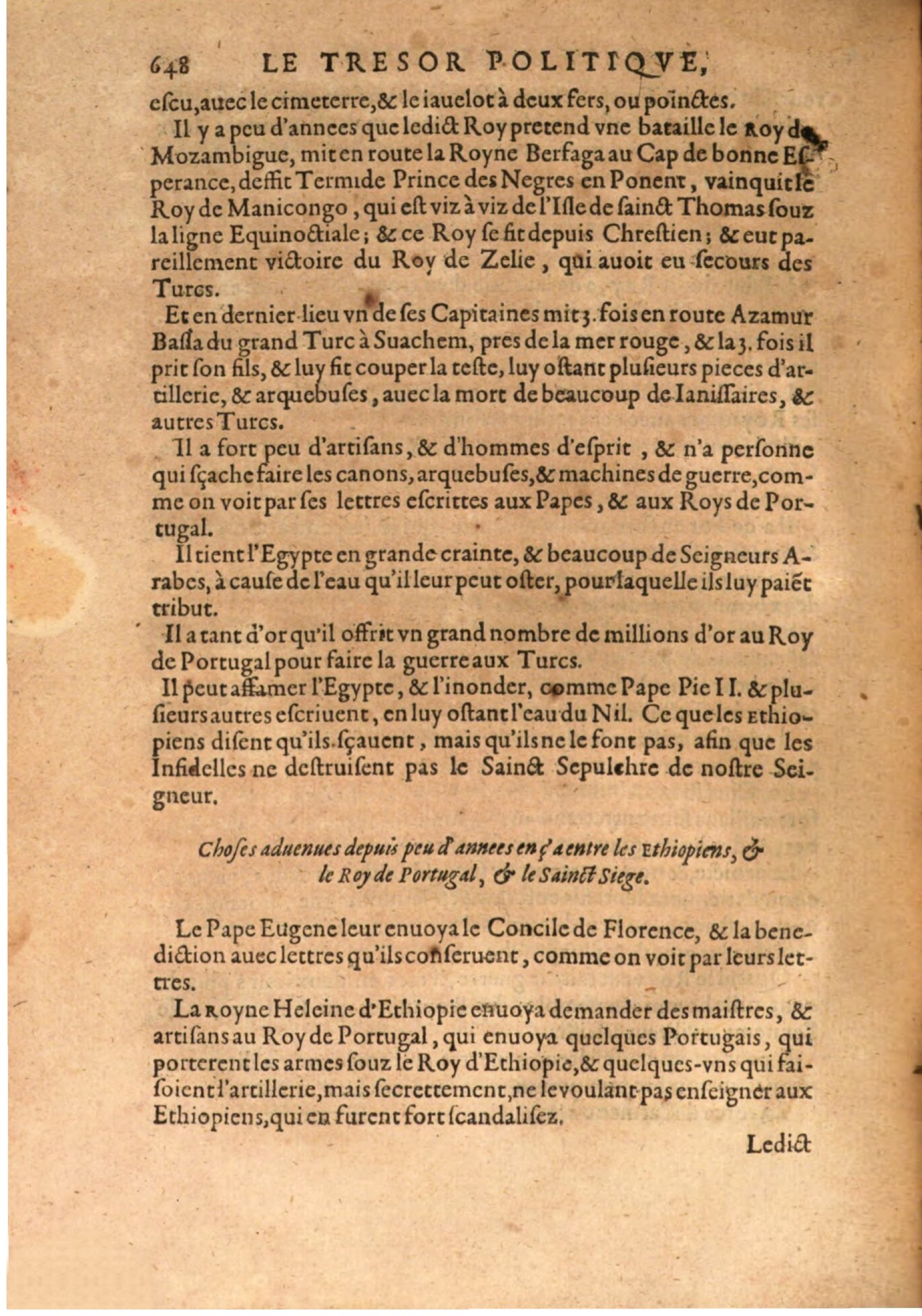 1608 - Nicolas Du Fossé - Trésor politique - BSB Munich