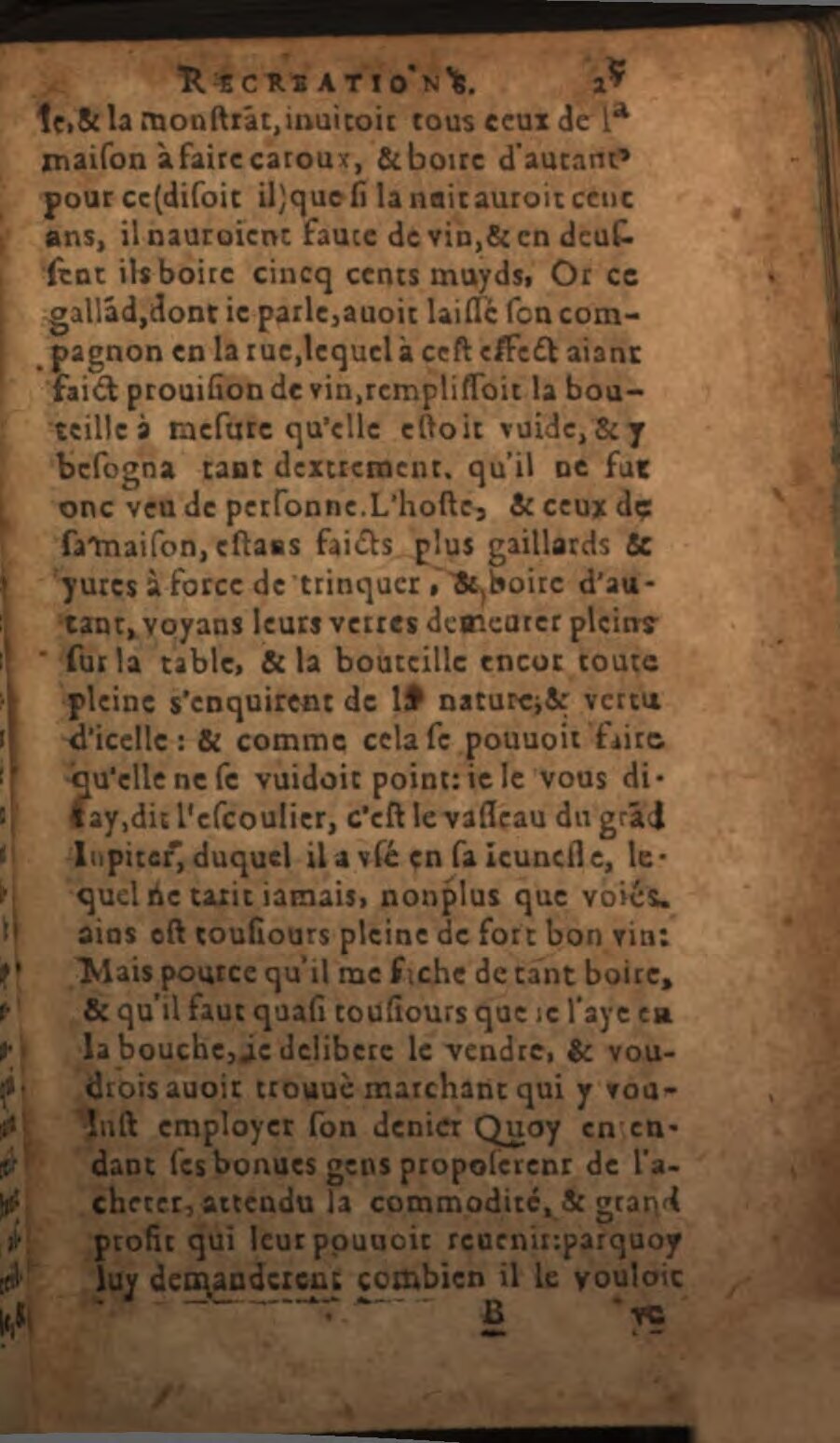 1616 - Balthazar Bellère - Trésor des récréations - BSB